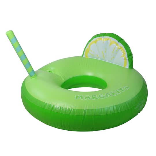 Swimline 41&#x22; Inflatable Green Margarita Ring Pool Float